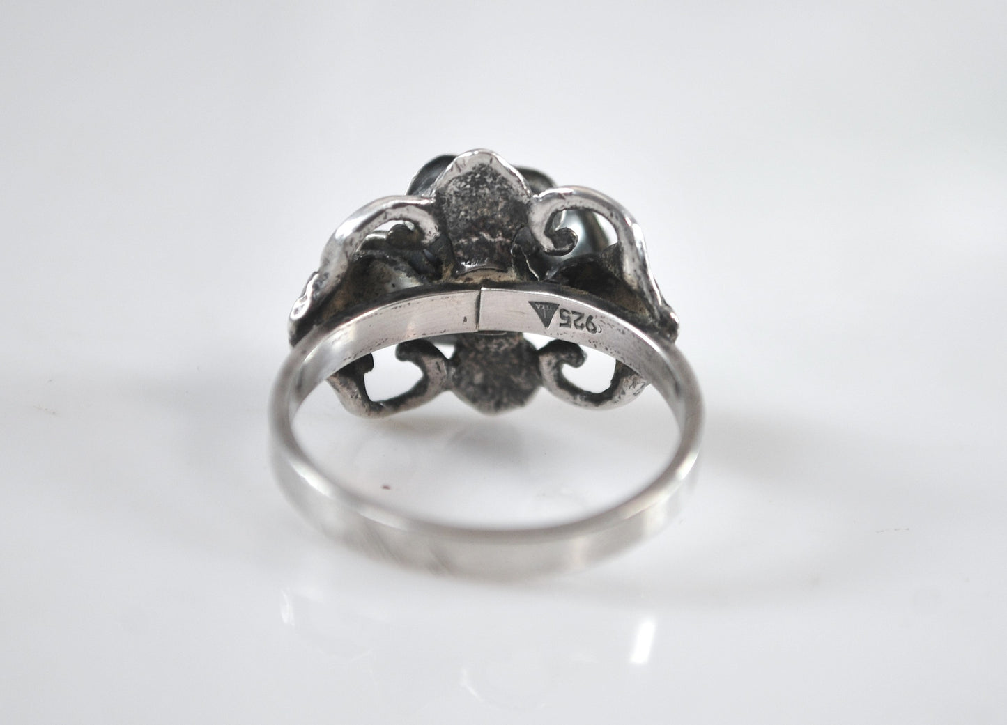 Vintage Theodor Klotz TEKA 925 Rose Ring