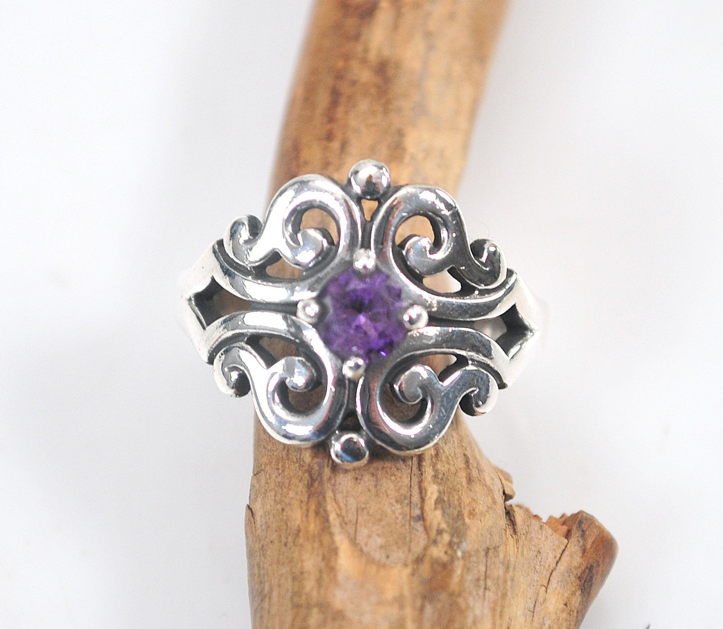 James Avery Spanish Lace Amethyst Ring