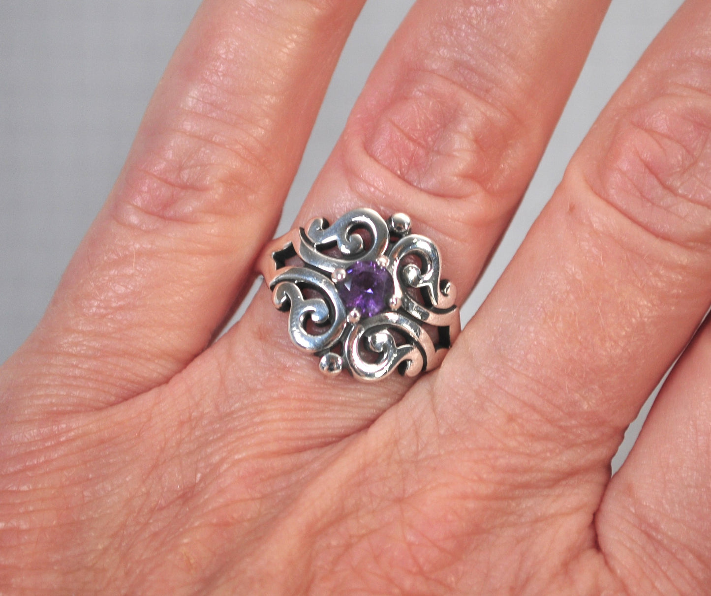 James Avery Spanish Lace Amethyst Ring