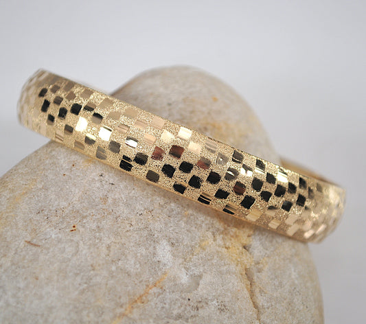 14K Signed Bangle Bracelet
