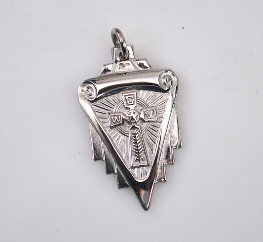 Catholic War Veteran 925 Pendant