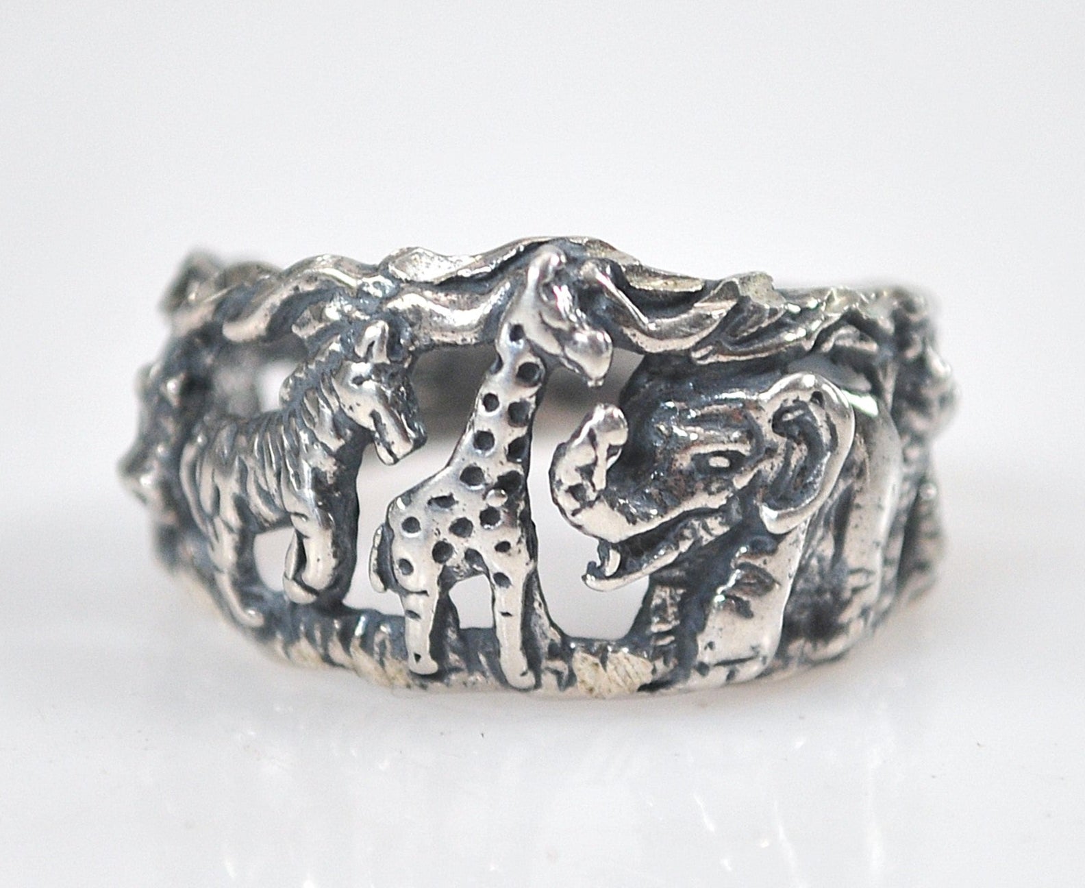 925 Jungle Animal Ring