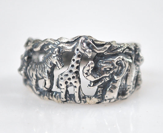 925 Jungle Animal Ring