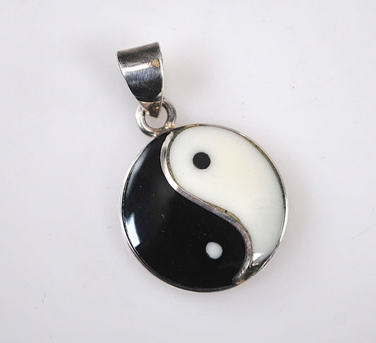 Sterling Yin Yang Pendant