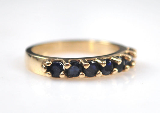 14K Sapphire Ring
