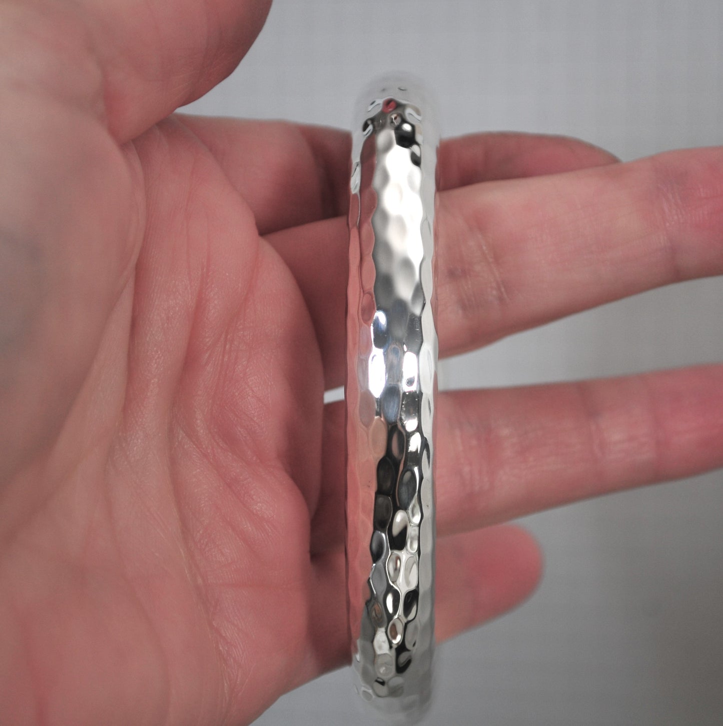 Silpada Sterling Silver Hammered Bangle Bracelet