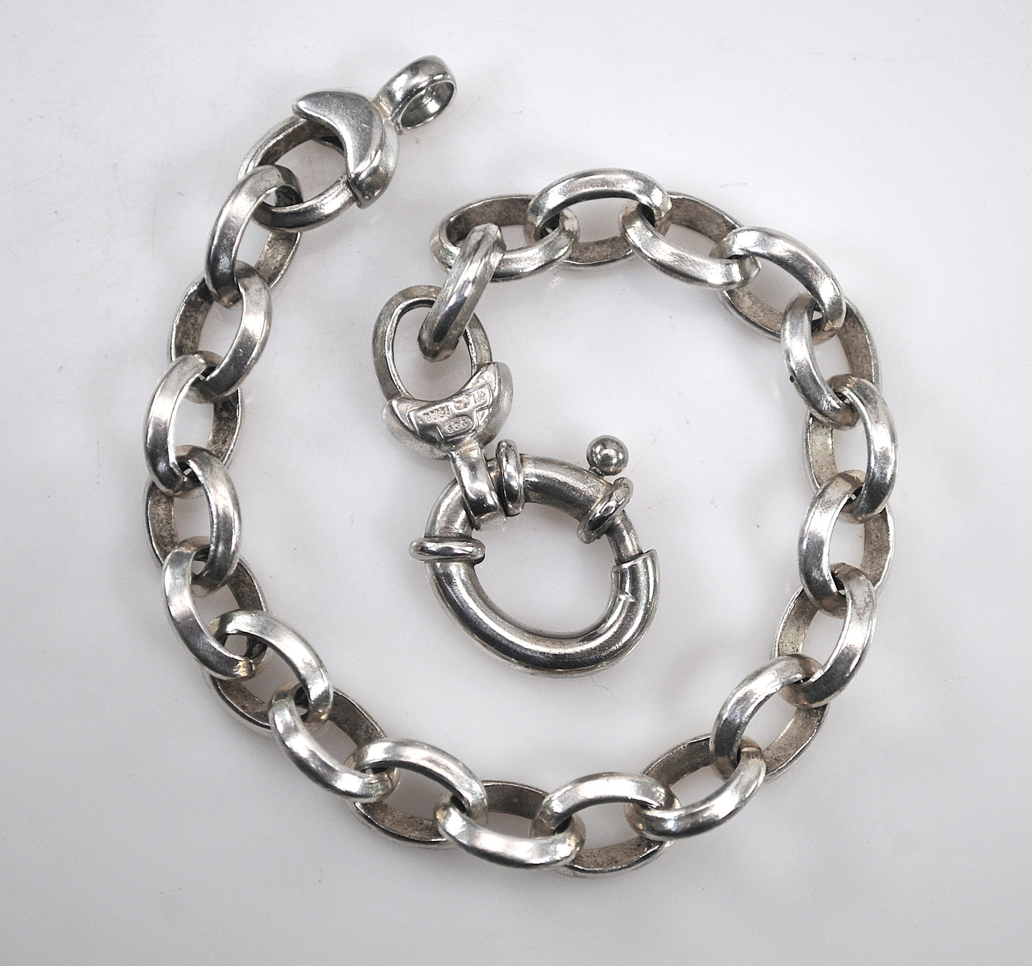925 Milor Italy Rolo Link Bracelet
