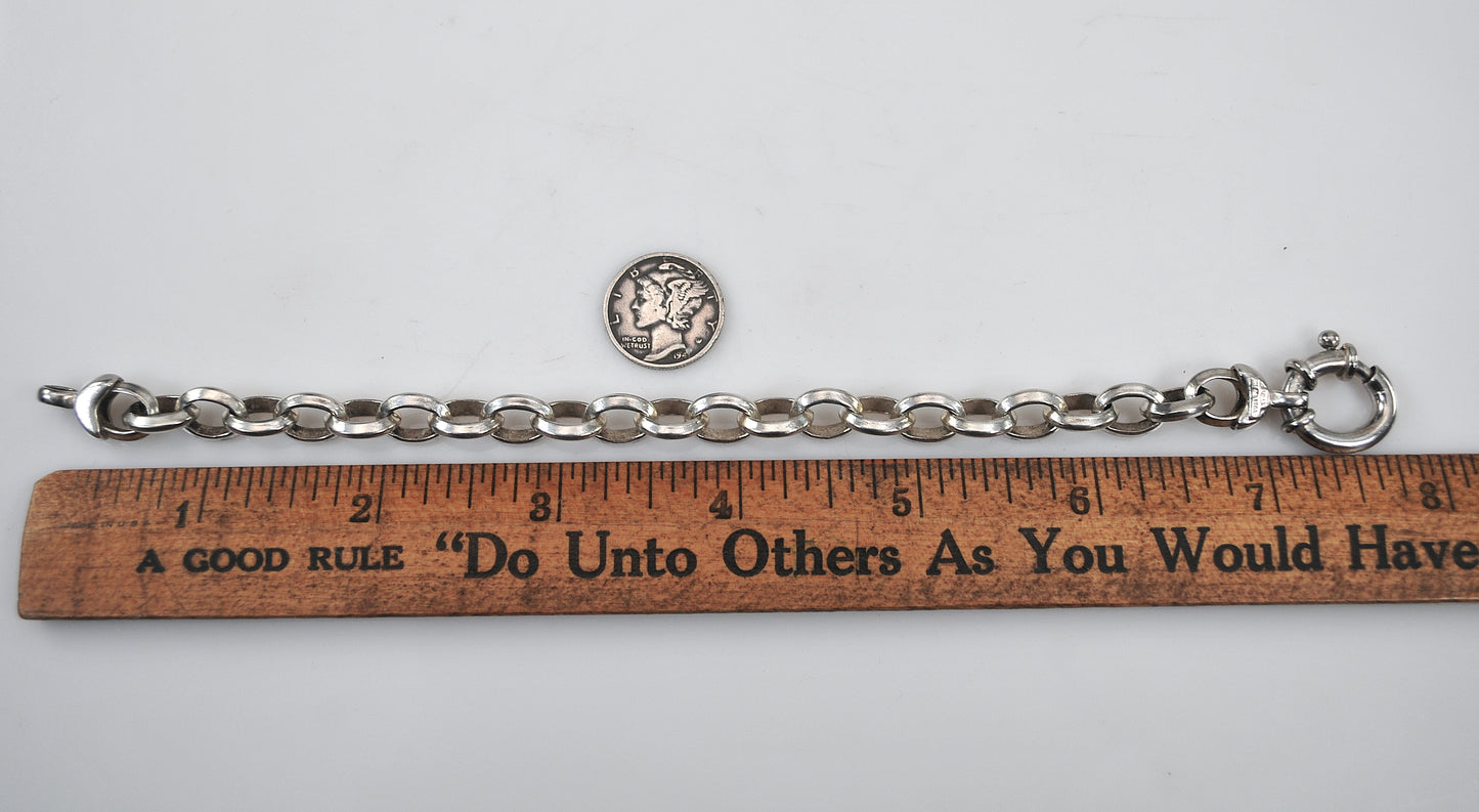 925 Milor Italy Rolo Link Bracelet