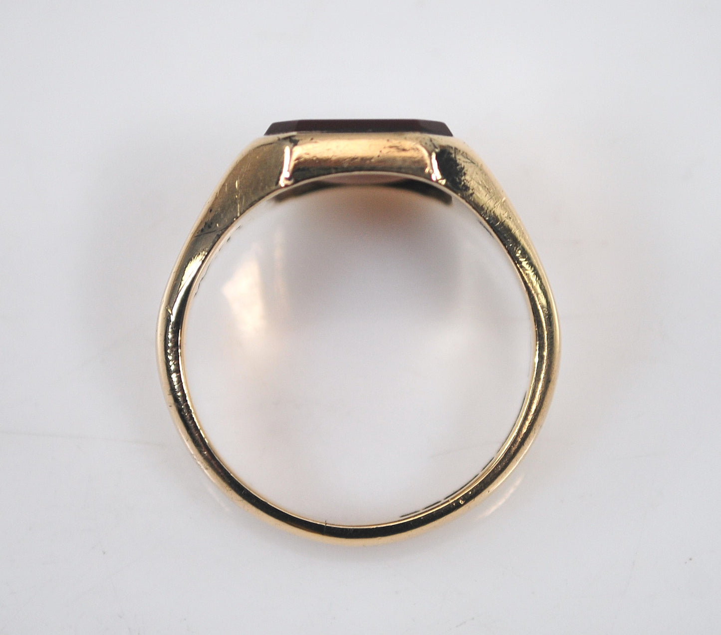 Charles Green & Sons 9K Gold Carnelian Ring