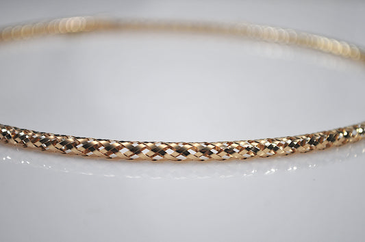 Milor 14K Gold Mesh Necklace