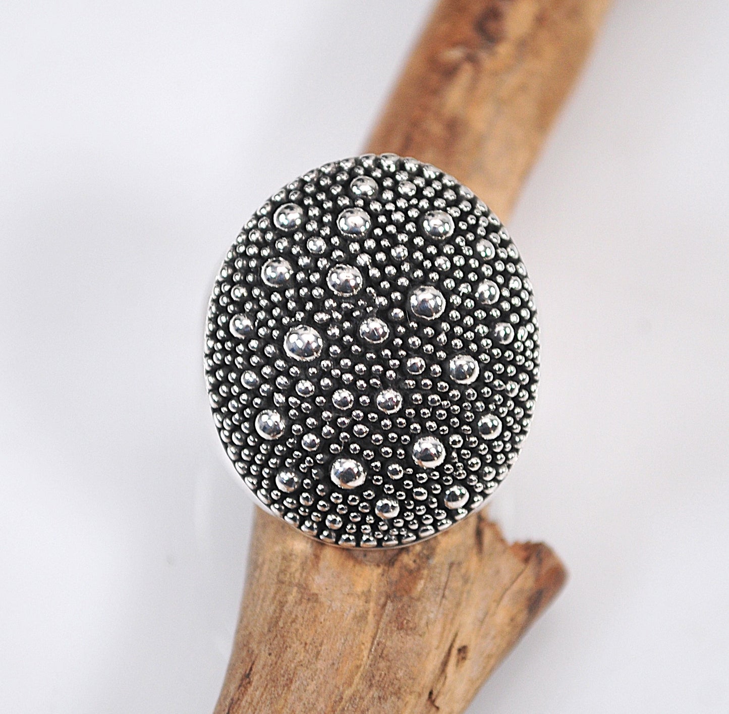 Michael Dawkins 925 Starry Night Dome Ring