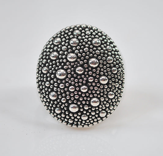Michael Dawkins 925 Starry Night Dome Ring