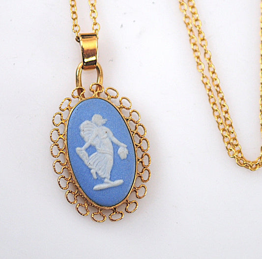 Wedgwood Gold Filled Jasperware Necklace