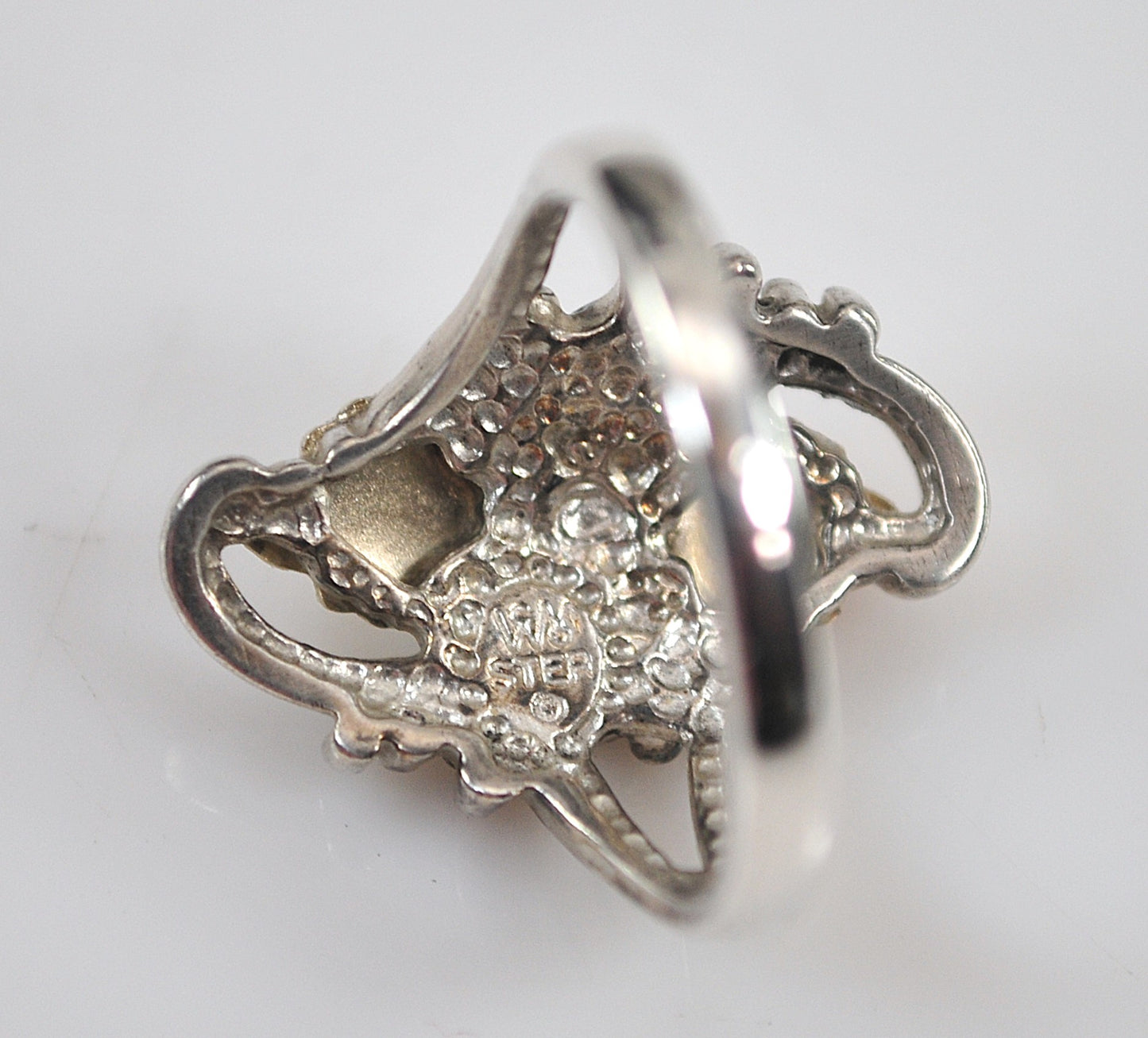 Wheeler Sterling Silver 12K Gold Leaf Ring