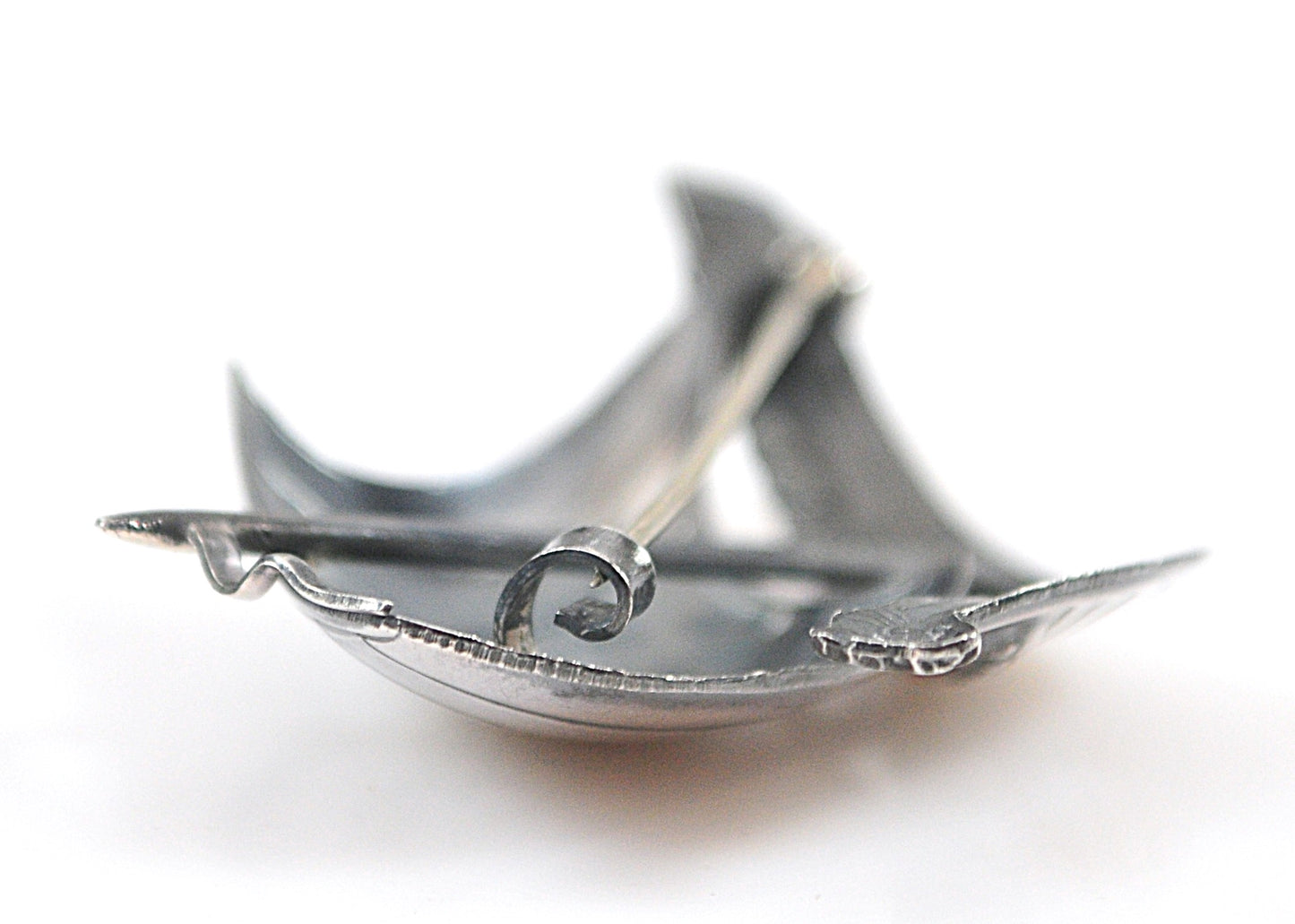 Erik Thimann Denmark 925 Sterling Viking Ship Brooch