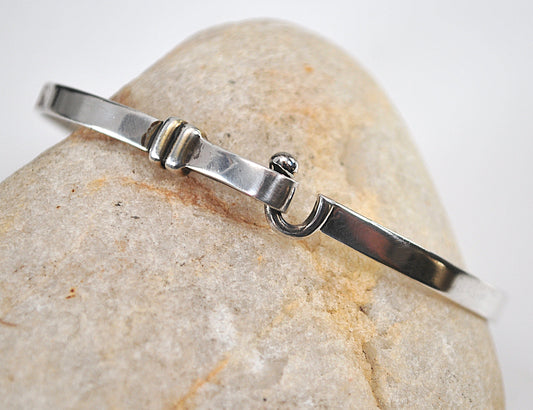 Sterling Silver Hook Bracelet