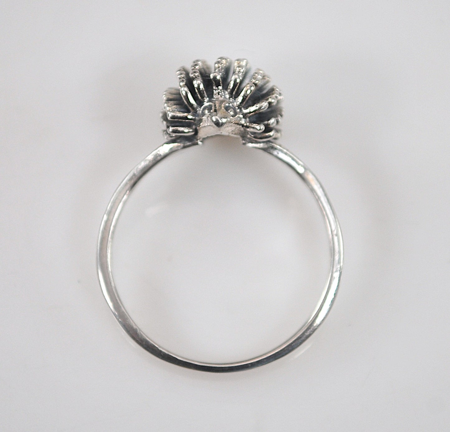 Sterling Silver Hedgehog Ring