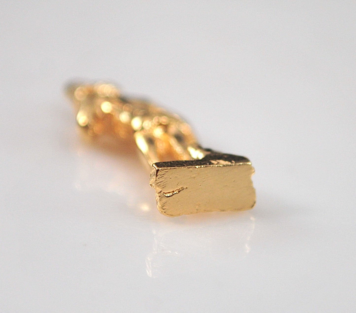 14K Gold Michelangelo's David Pendant