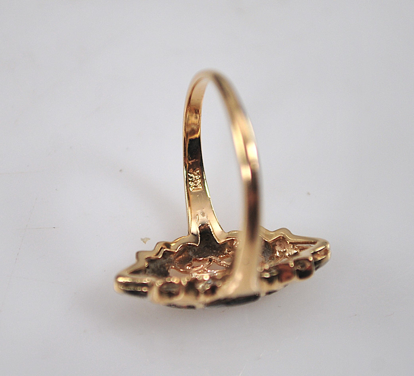 Antique 14K Gold Diamond Ring