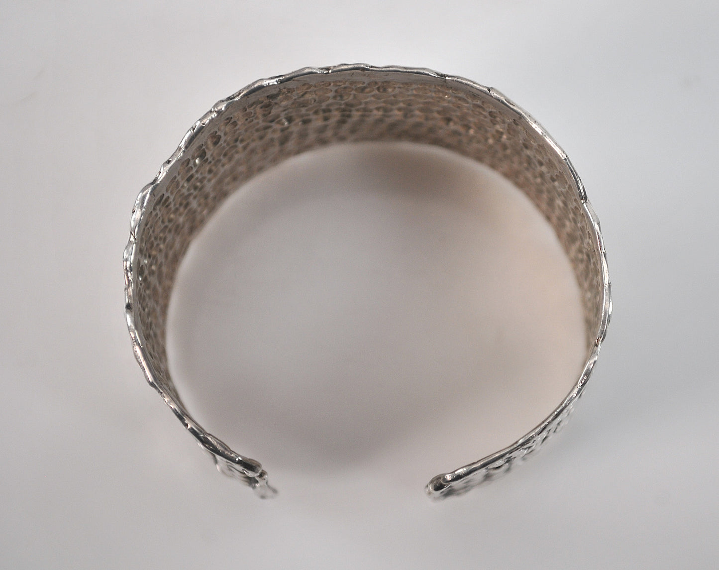 WIDE 925 Sterling Silver Modernist Cuff Bracelet