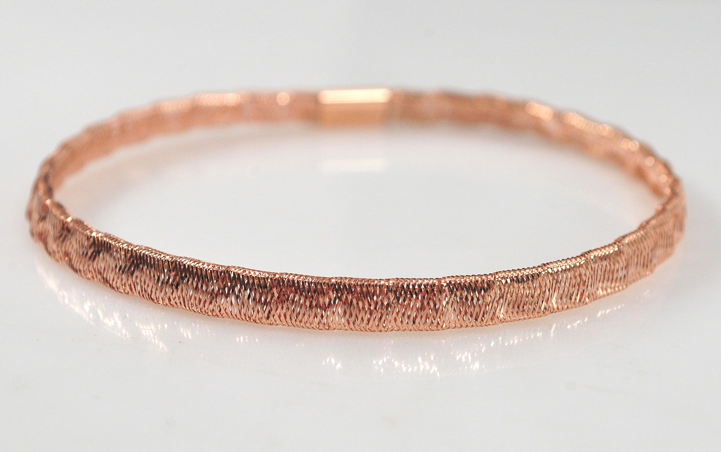 Milor 14K Gold Expandable Mesh Bracelet