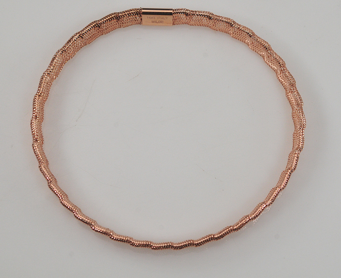 Milor 14K Gold Expandable Mesh Bracelet