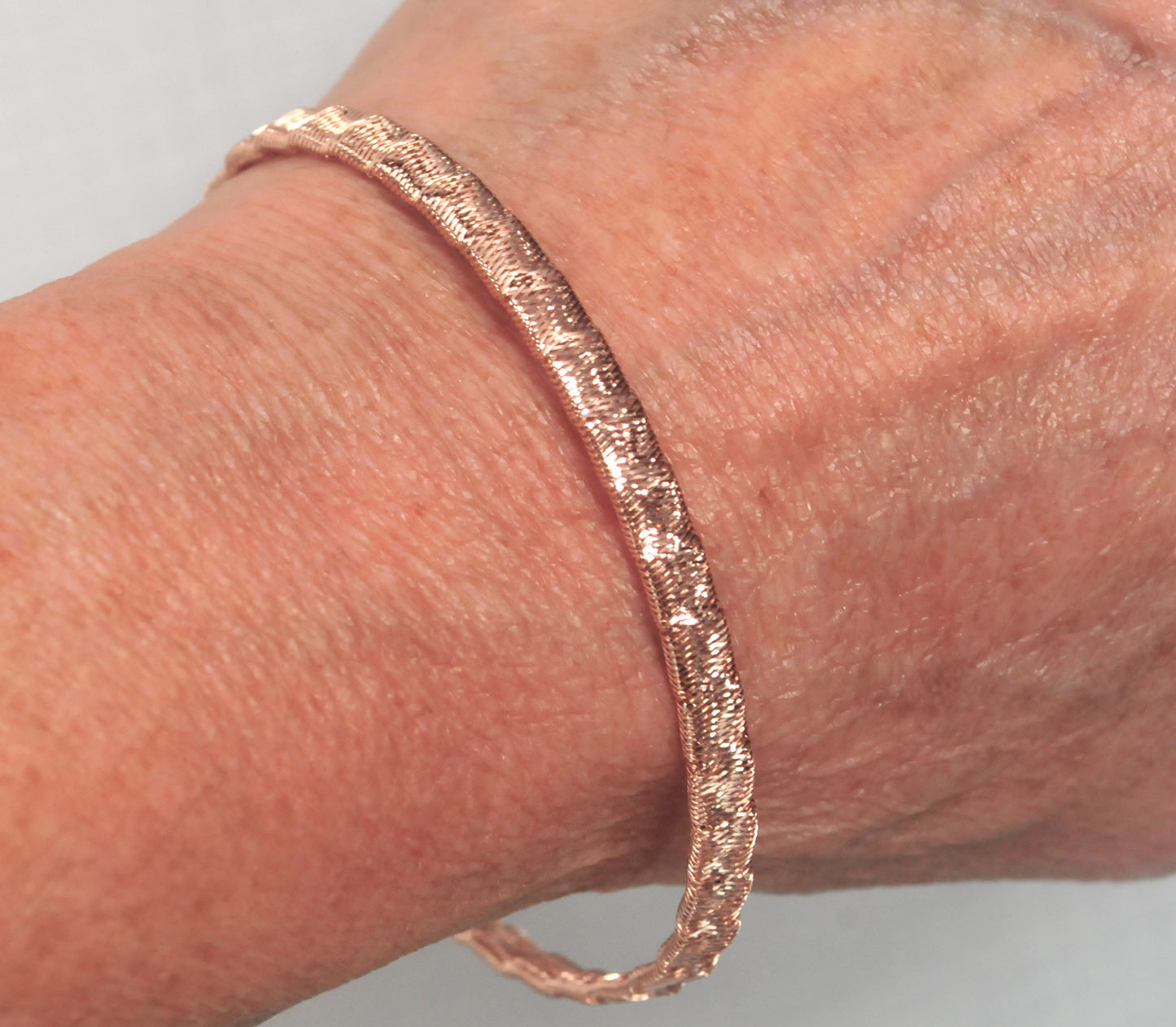Milor 14K Gold Expandable Mesh Bracelet