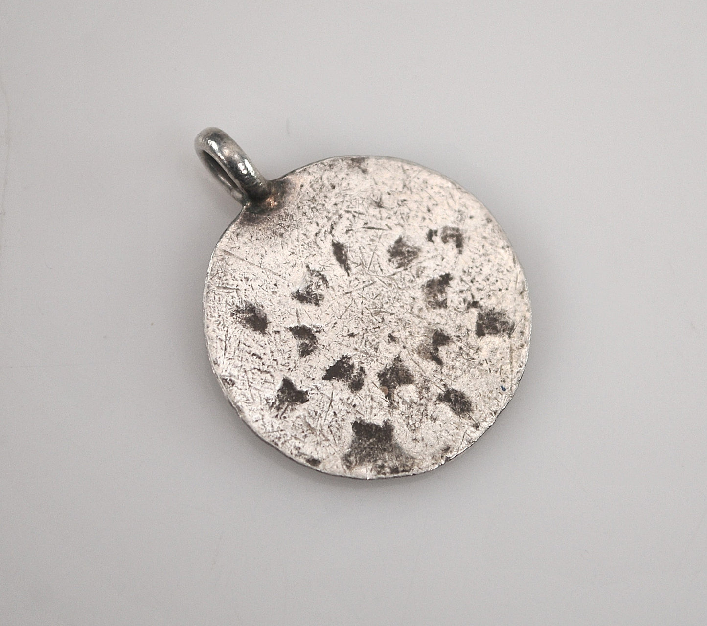 Karen Hill Tribe Sterling Silver Wheel Pendant