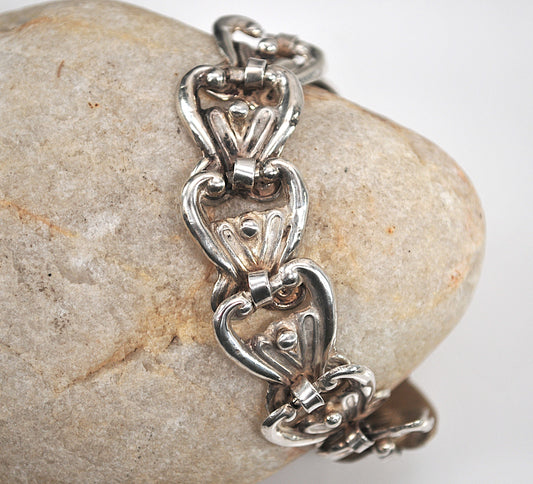Old Mexico Sterling Silver Link Bracelet