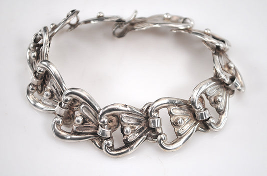 Old Mexico Sterling Silver Link Bracelet