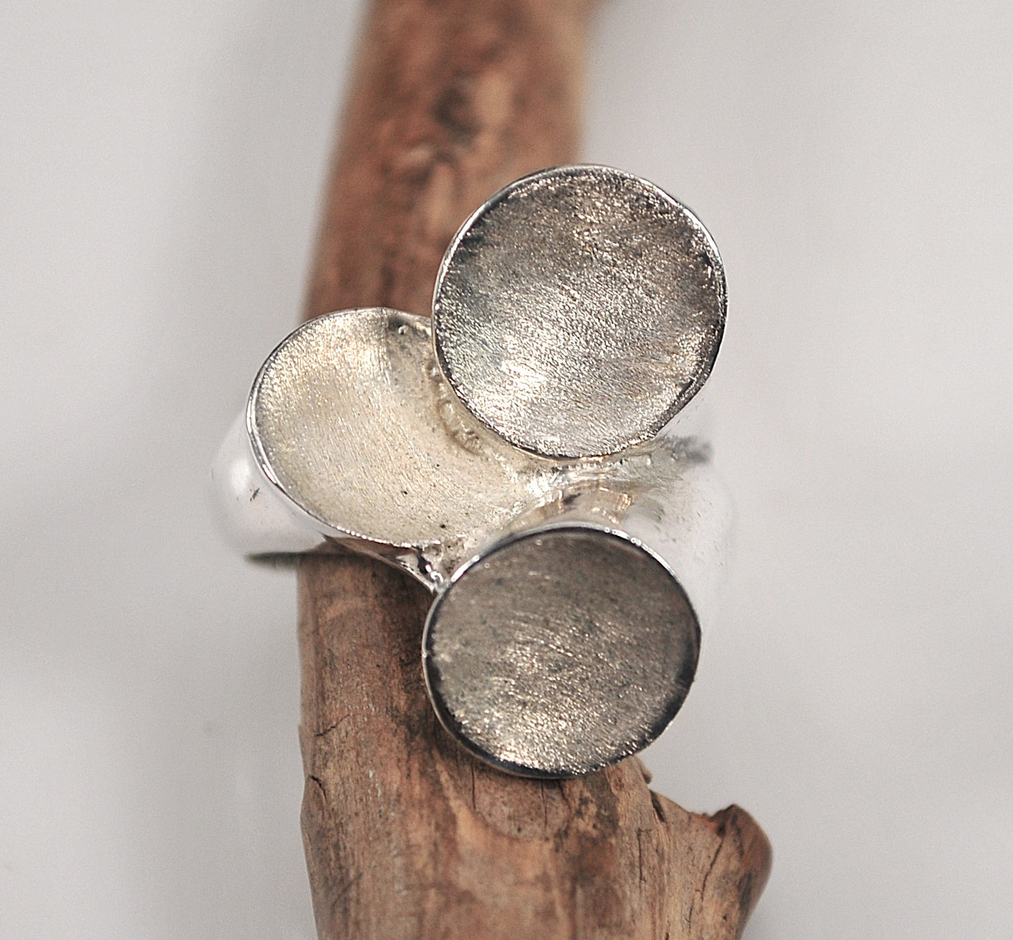 Israel Handmade Sterling Silver Modernist Ring