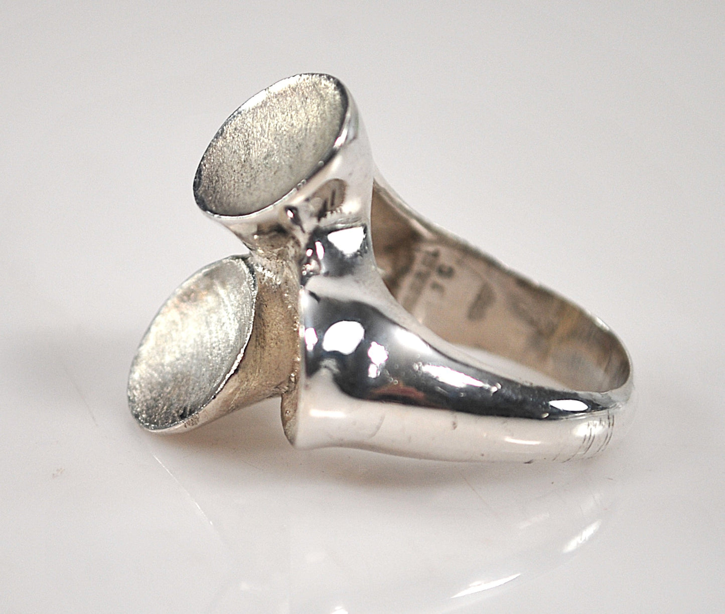 Israel Handmade Sterling Silver Modernist Ring