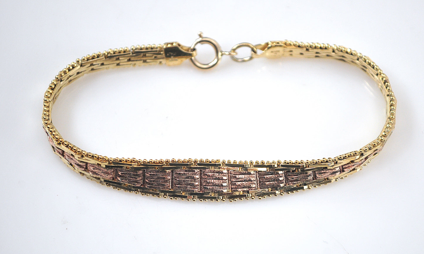 Reversible Milor 925 Italy Graduated Riccio Bracelet
