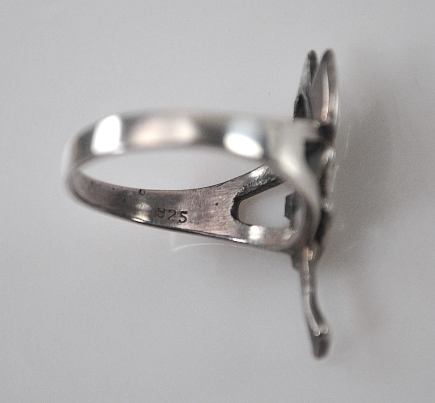 Sterling Silver Winged Woman Ring