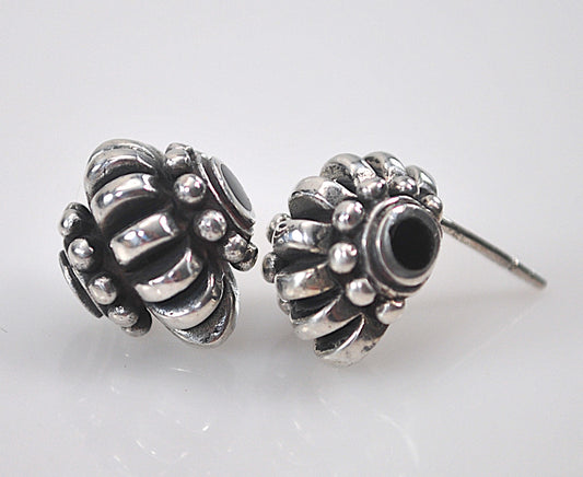 Designer Sterling Silver Stud Earrings