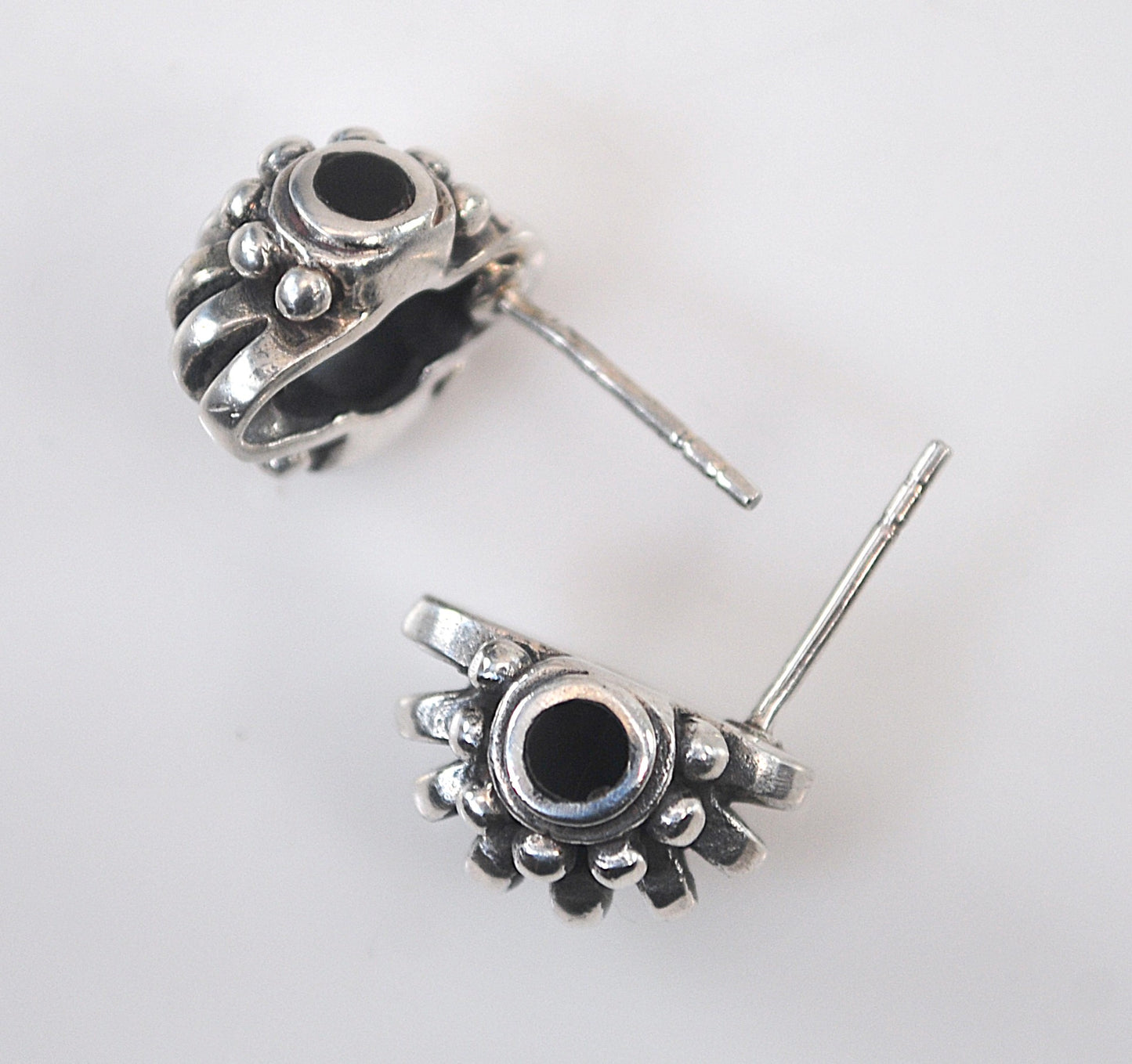 Designer Sterling Silver Stud Earrings