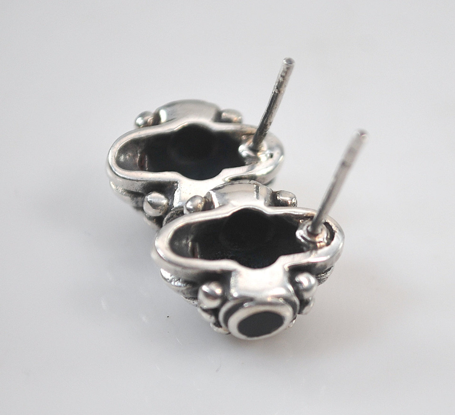 Designer Sterling Silver Stud Earrings