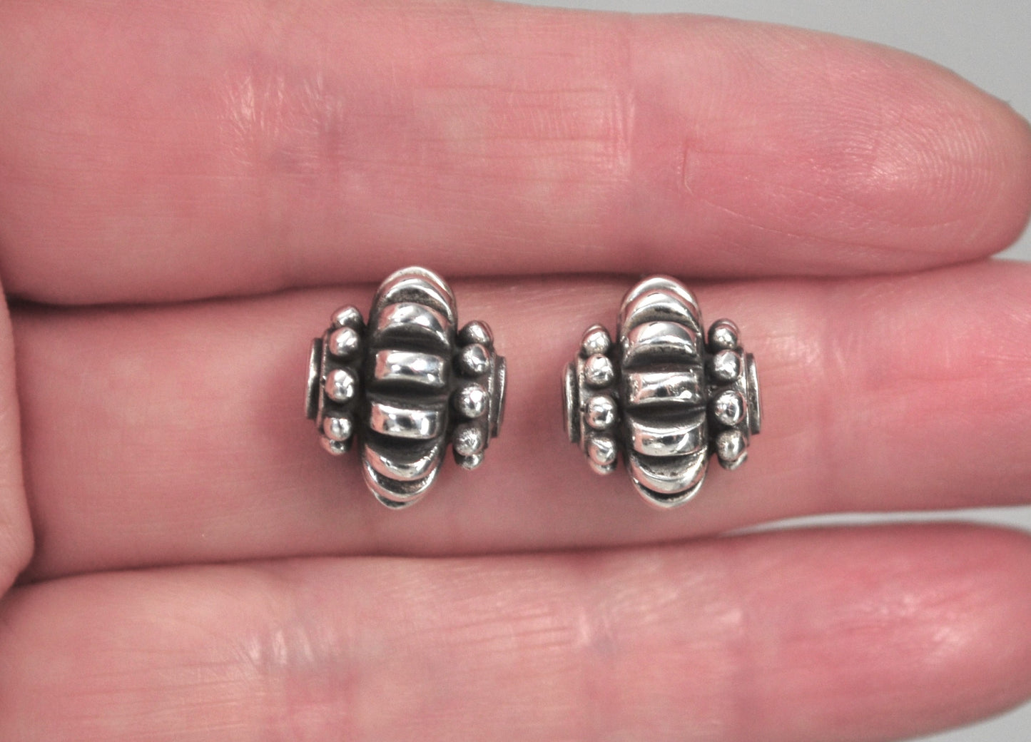 Designer Sterling Silver Stud Earrings