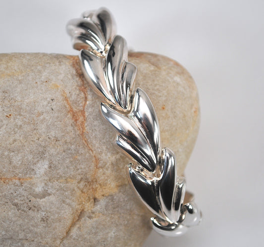 Milor 925 Italy Puffed Link Bracelet