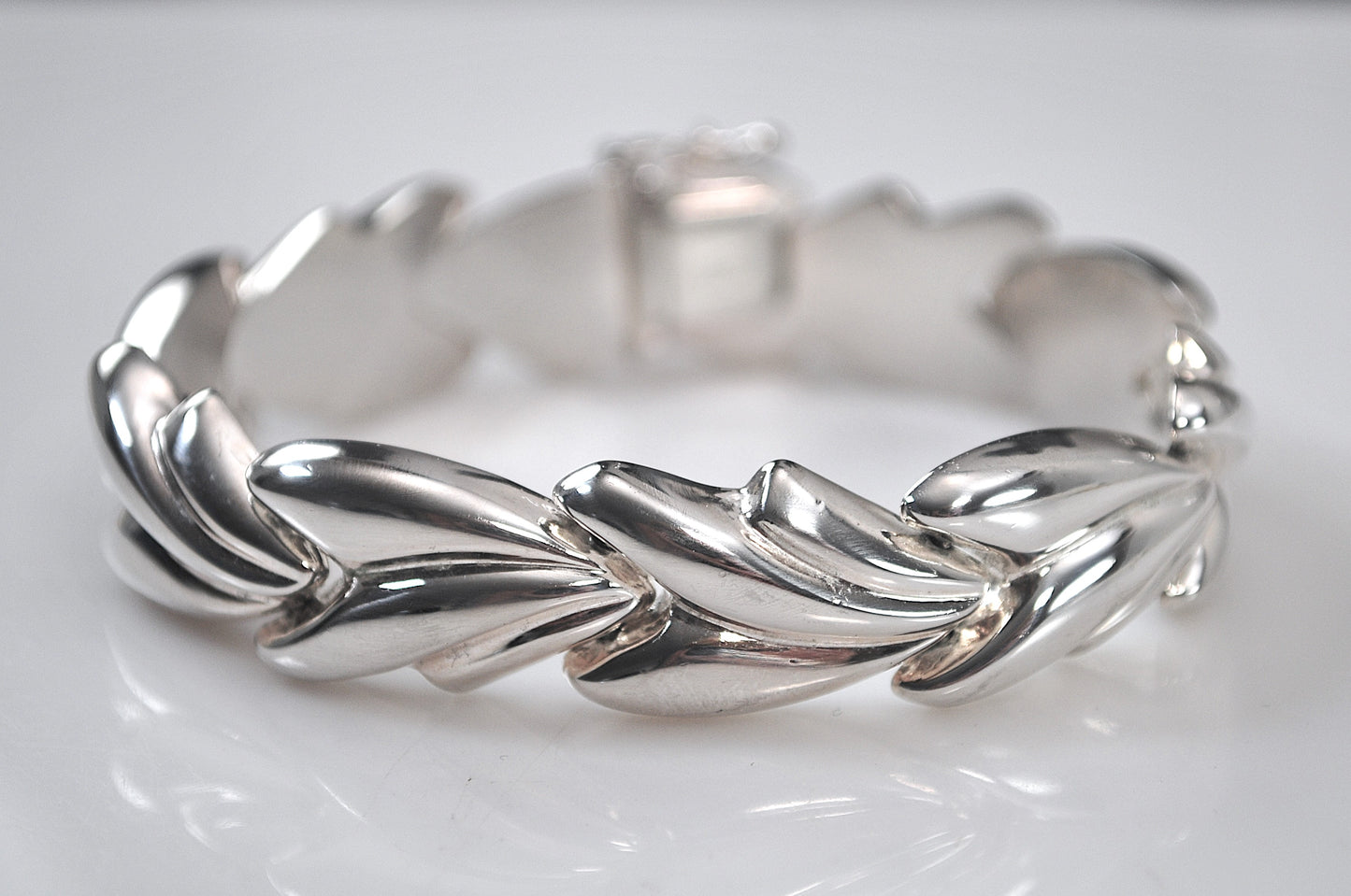 Milor 925 Italy Puffed Link Bracelet