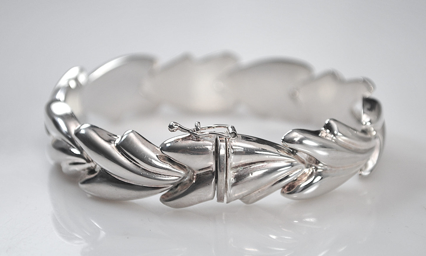 Milor 925 Italy Puffed Link Bracelet