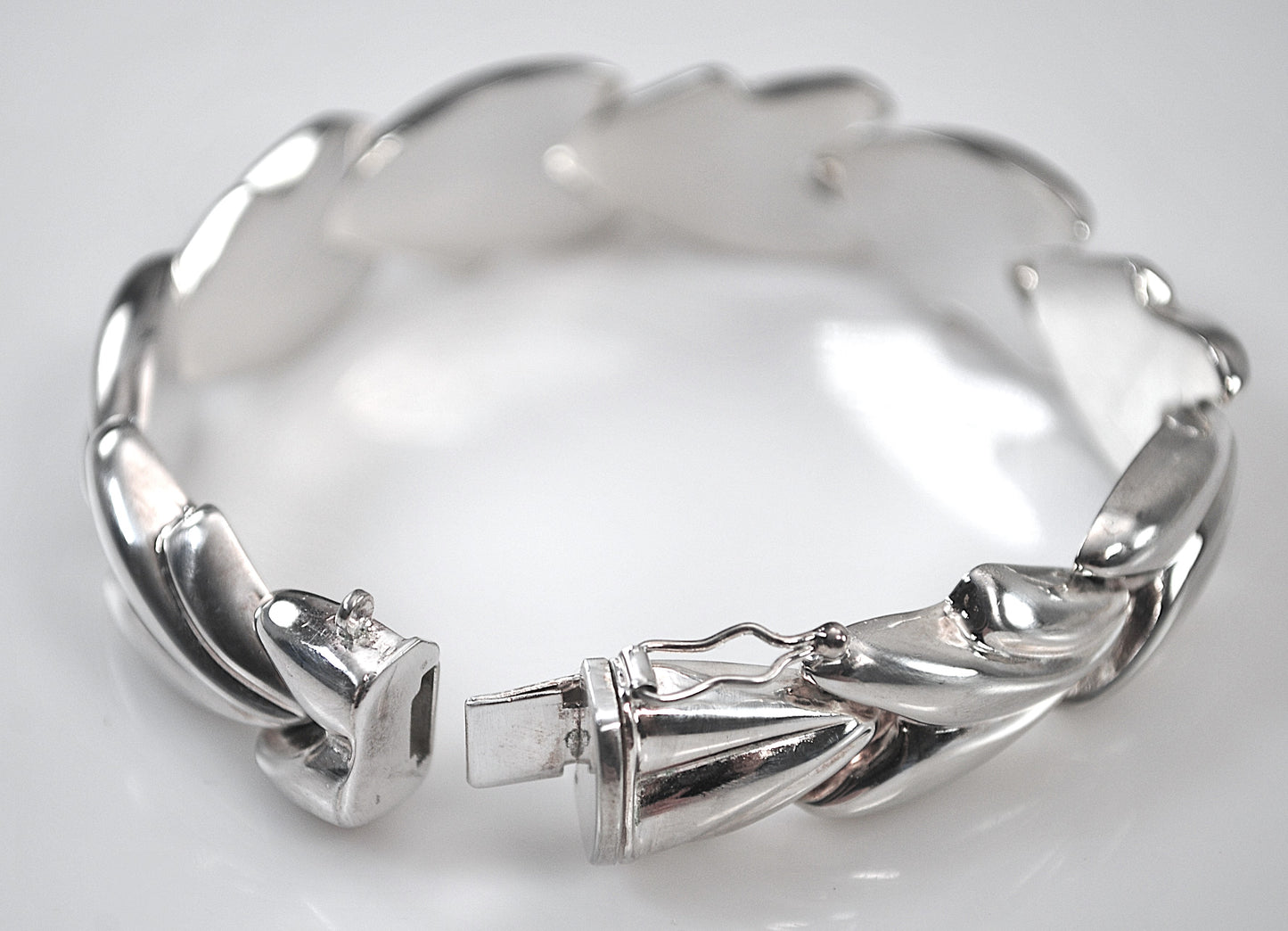 Milor 925 Italy Puffed Link Bracelet