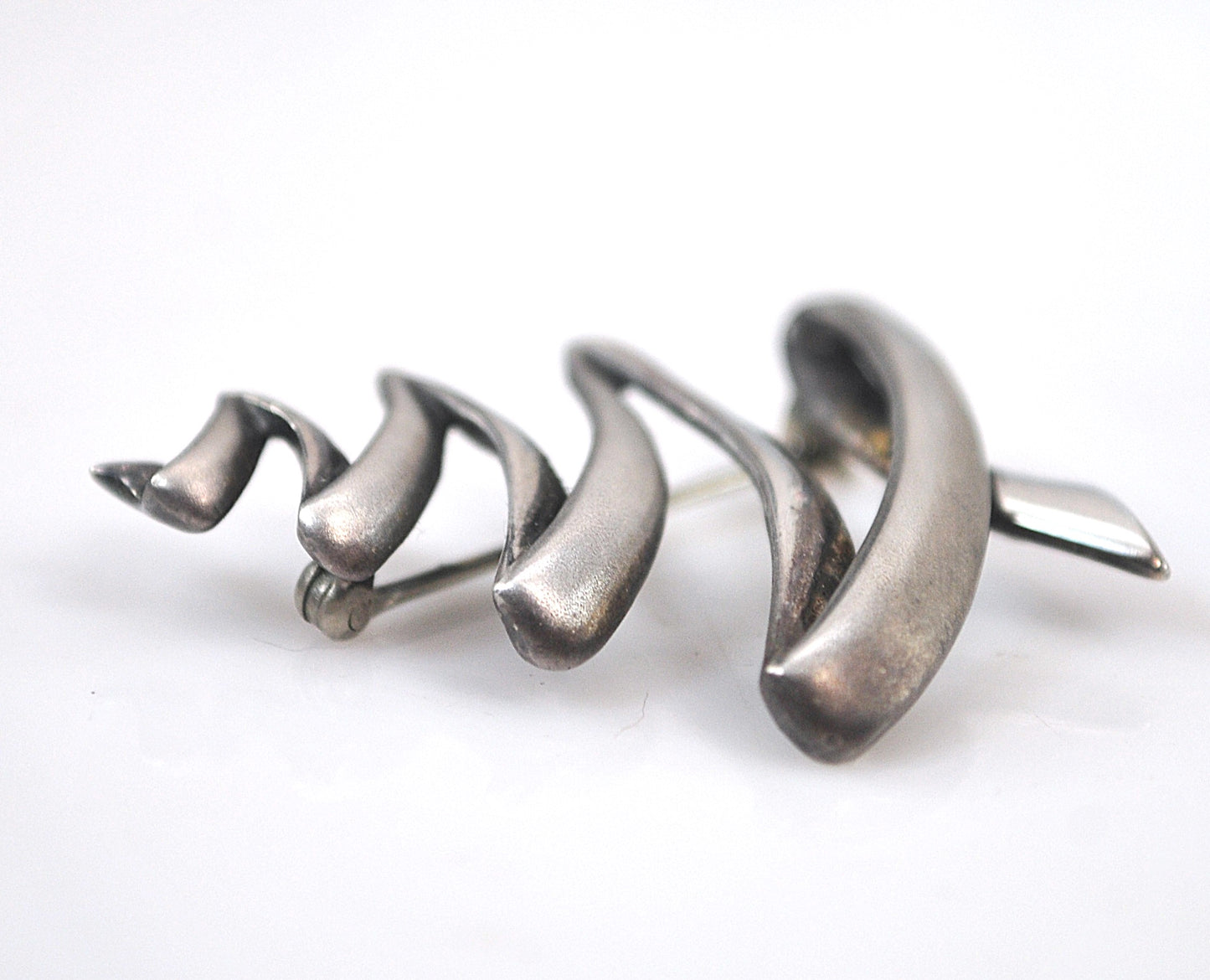 Vintage BA Ballou BAB Sterling Silver Christmas Tree Brooch