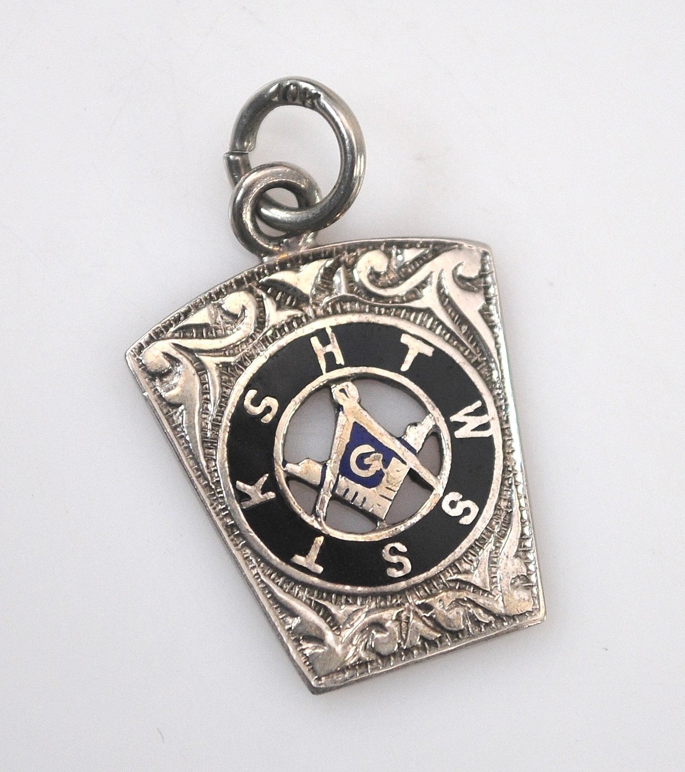 Antique 10K Gold Masonic Pendant