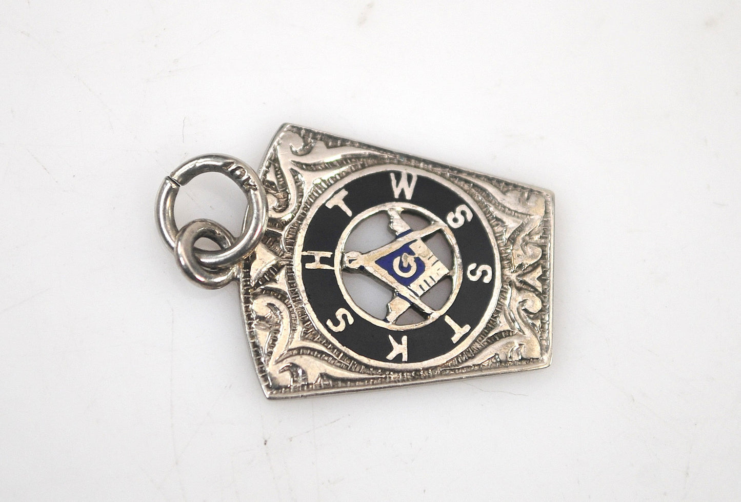 Antique 10K Gold Masonic Pendant