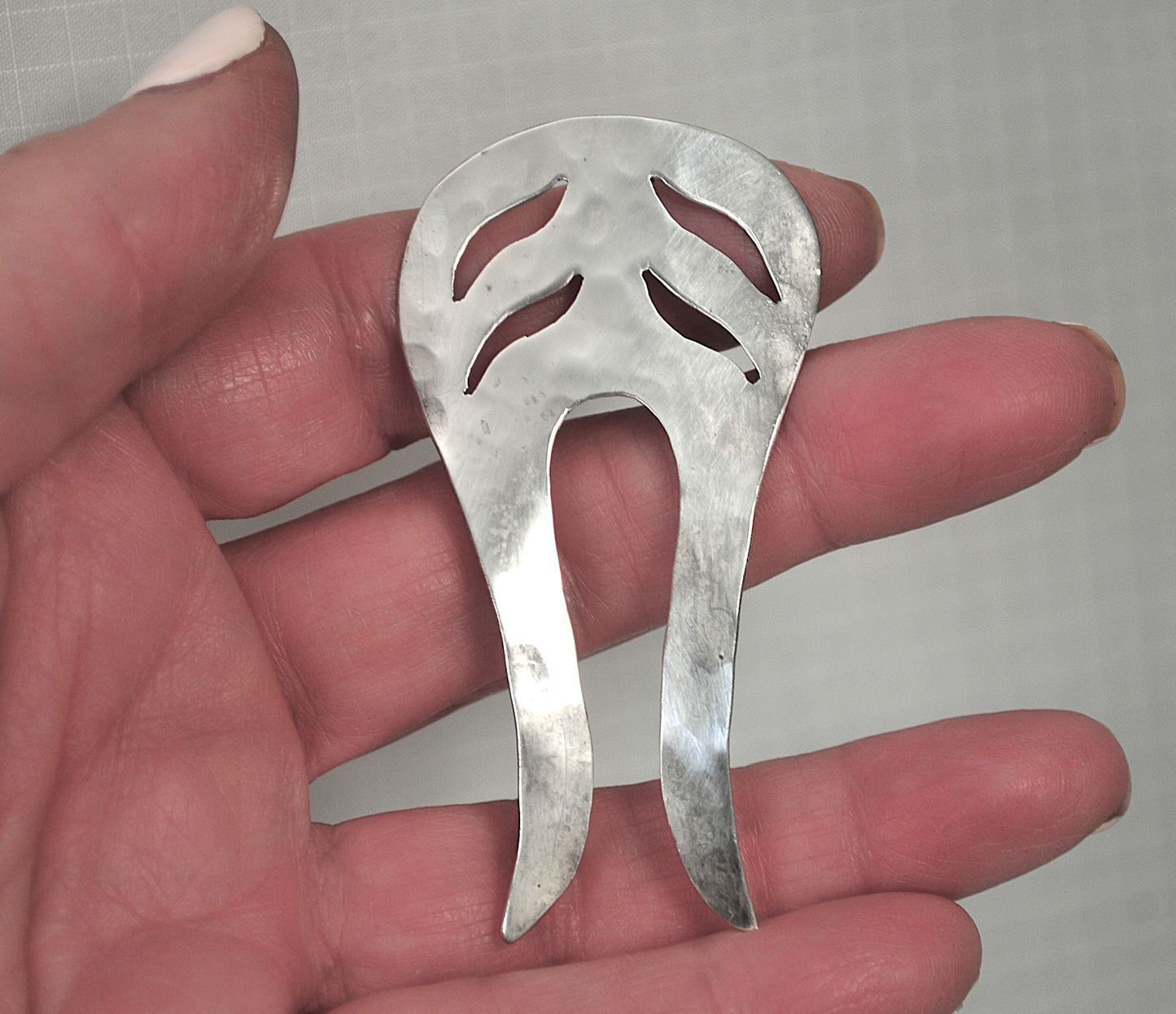 Vintage Bartels Sterling Silver Hair Pin Comb Clip