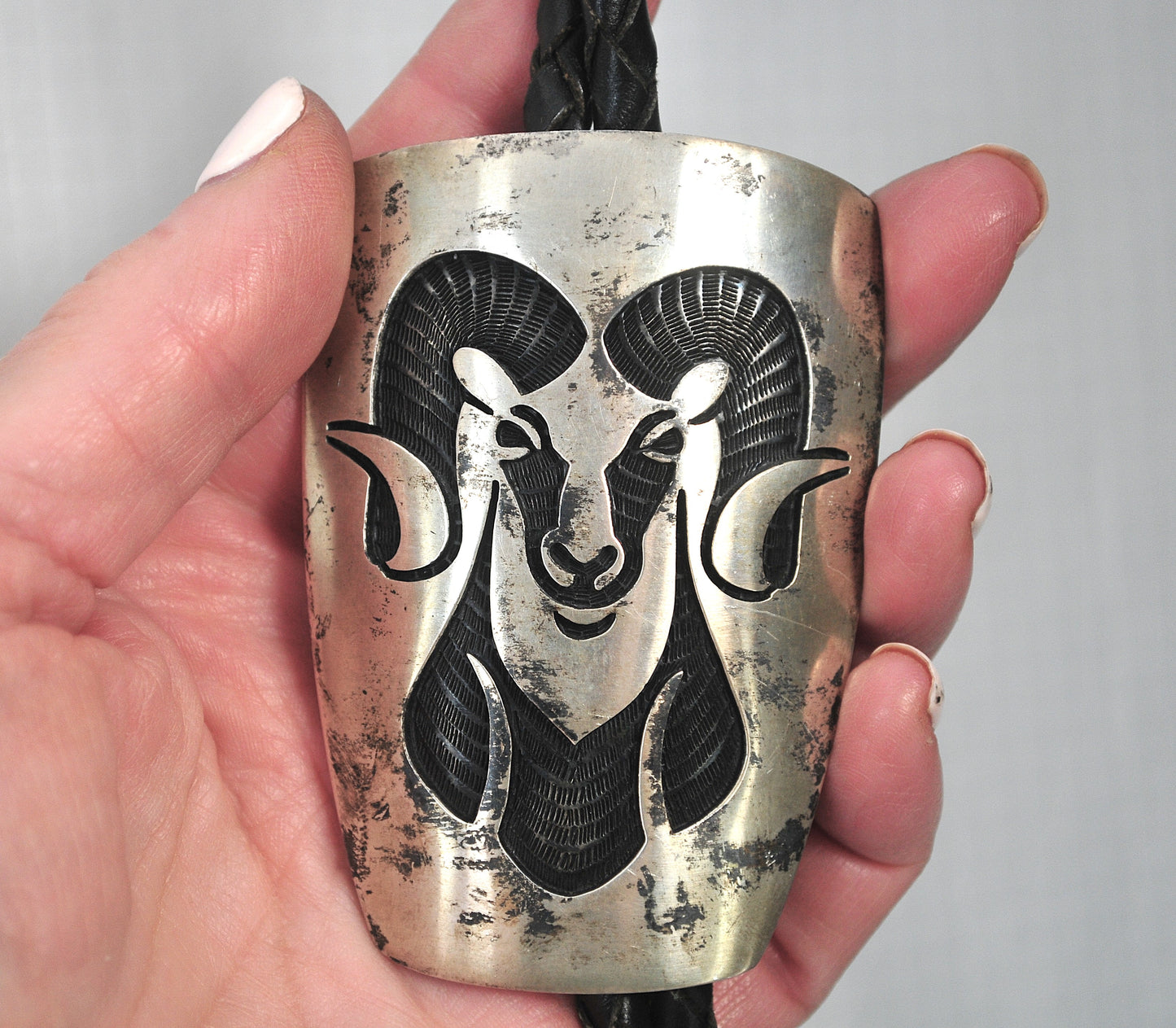 Bernard Dawahoya Ram's Head Bolo