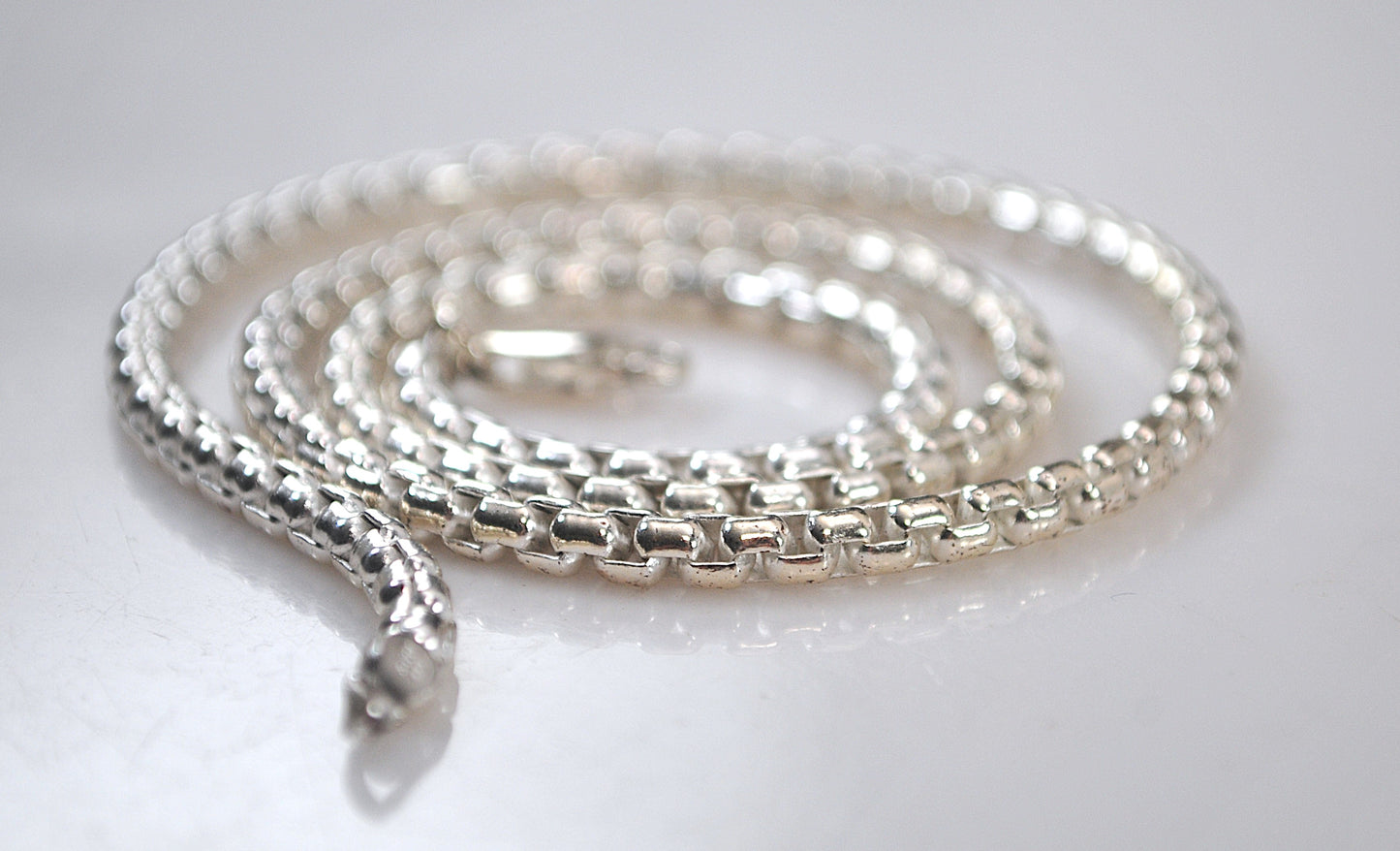 925 Italy 3.5mm Chain Necklace