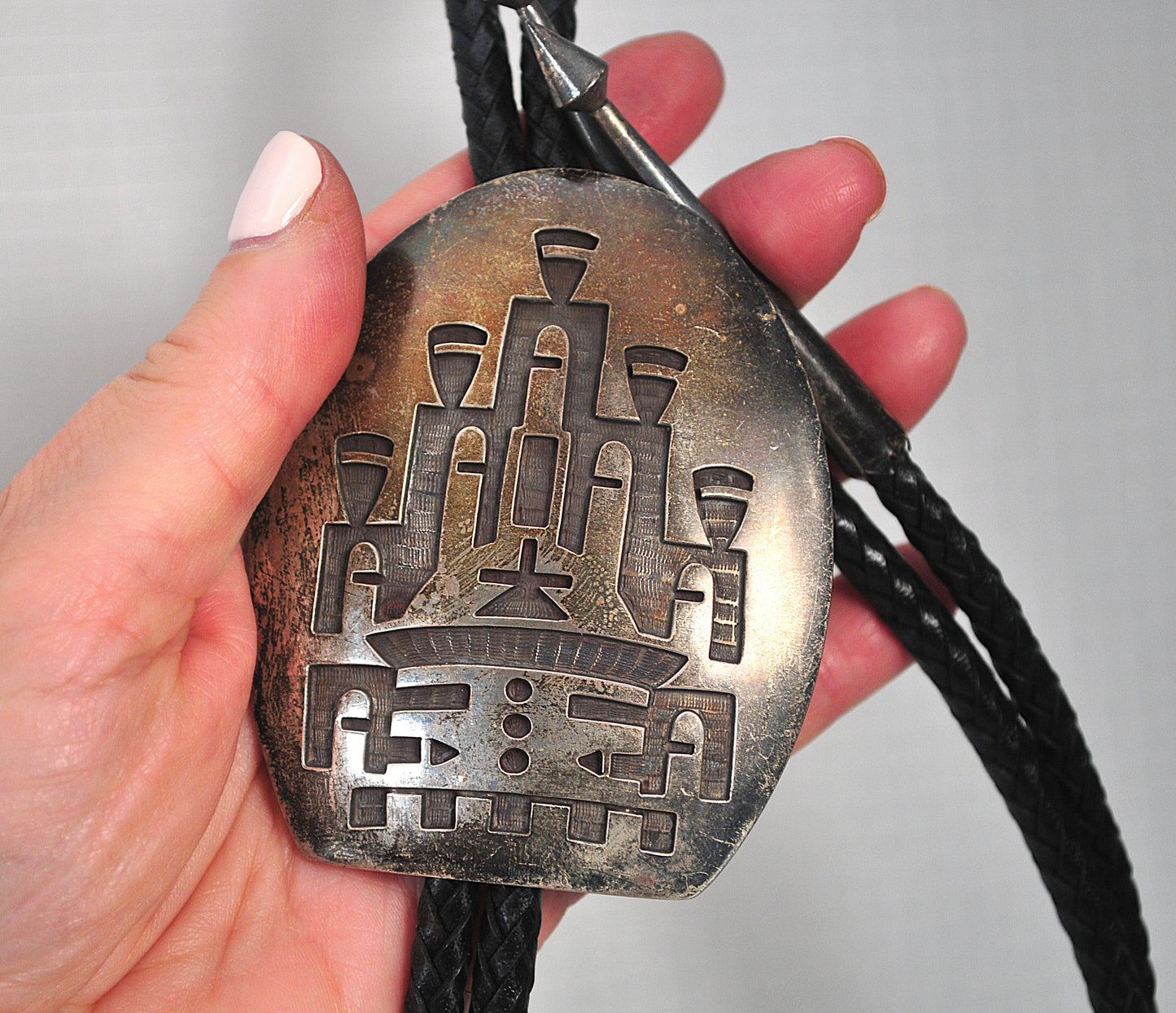 Bernard Dawahoya Hopi Large Southwestern Bolo