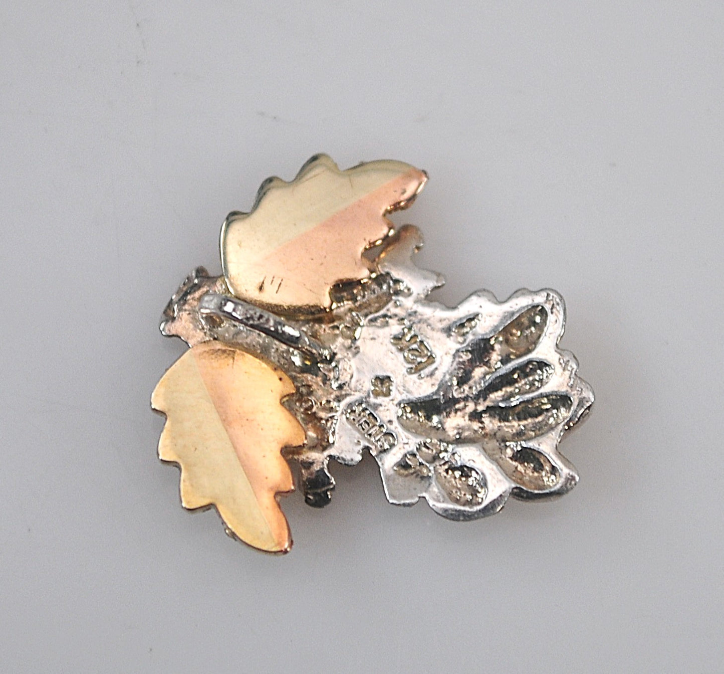 TINY Mixed Metal Angel Pendant